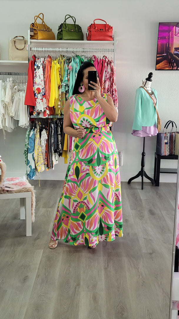 Naomi maxi dress